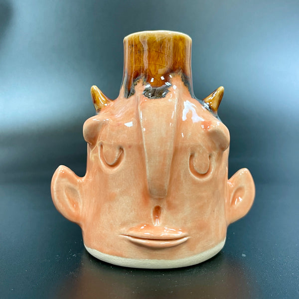 Small Devil Jug - Orange/006