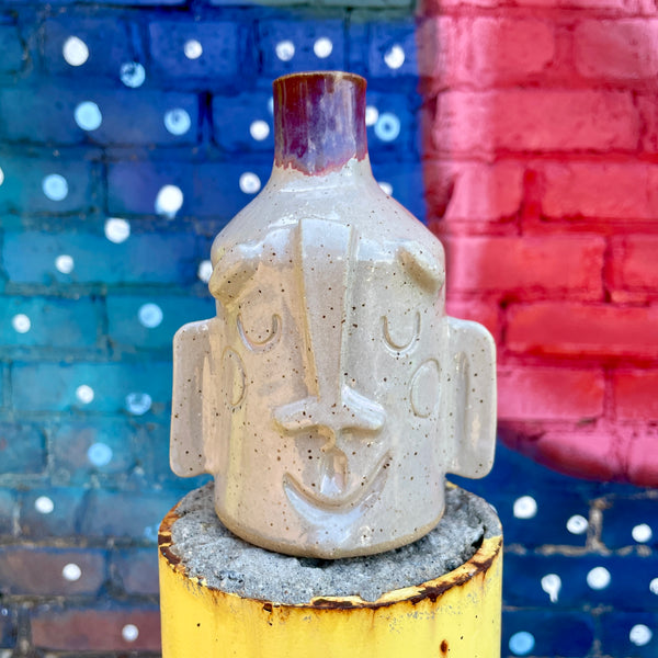 Ol' Long Eared Singin' Willie Face Jug