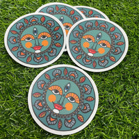 Third Eye Sun Round Sticker