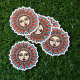 Round Morning Sun Sticker