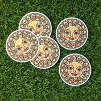 Forest Sun Sticker