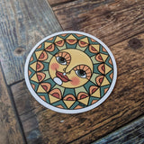 Forest Sun Sticker